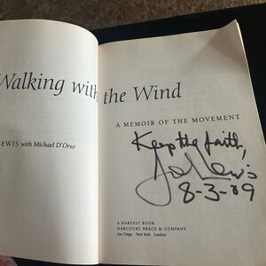 "Walking with the Wind: A Memoir of the Movement" by John Lewis- SIGNED
